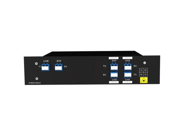 GLOBALfiber 4 ch. O-band DWDM Mux+Demux O-Band 228.4-229.0THz 200GHz LC LGX 