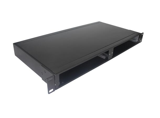 GLOBALfiber 2-Slot 1U 19"Rack Chassis Holds up to 2 LGX units 