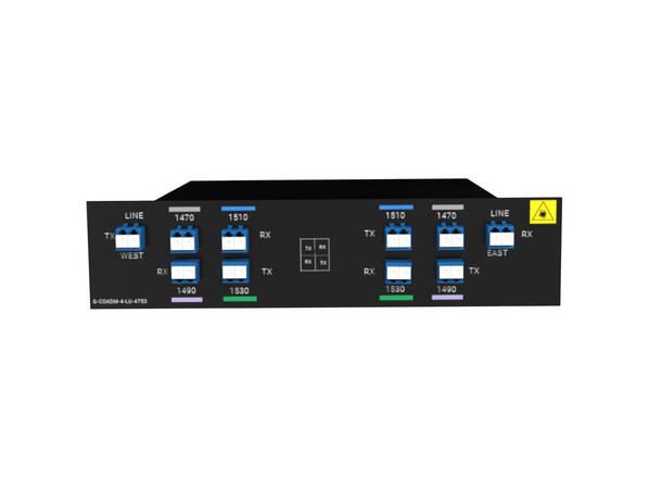 GLOBALfiber 4 CH CWDM OADM C47-C49/ C51-C53 E+W LC LGX 