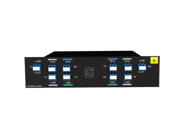 GLOBALfiber 4 ch. CWDM OADM C55 C57 C59 C61 E+W LC LGX 