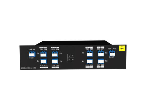 GLOBALfiber 8 ch. DWDM OADM Single Fiber C45-C52 "drop and continue" LC LGX 