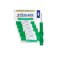 Sticklers CleanStixx rensepinne 1.25mm Green pakning med 50 stk.