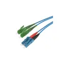 Fiberpatch OS2 9/125 LC/APC-LC Halogenfri Duplex APC G657A2 Blue