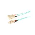 ECS Fiberpatch OM3 50/125 LC-SC Halogenfri Duplex Farge: Aqua-Blue