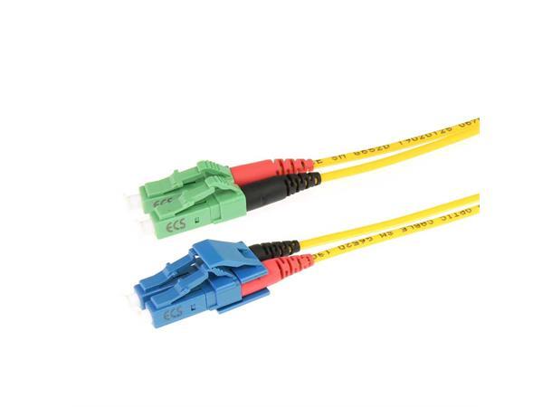 Fiberpatch OS2 9/125 LC/APC-LC Halogenfri Duplex APC 