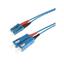 ECS Fiberpatch OS2 9/125 LC-SC Blue Halogenfri Duplex G657A2