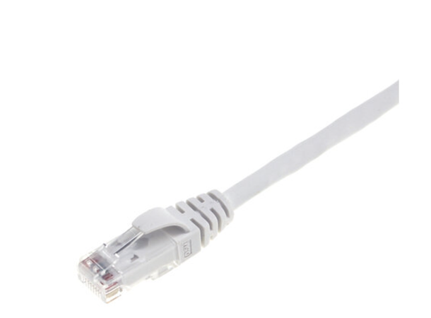ECS Patchkabel Cat6A UTP hvit Halogenfri RJ45 