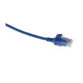 ECS Slim patch C6 U/UTP Blue AWG28 LSZH Uskjermet