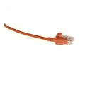 ECS Slim patch C6 U/UTP Orange AWG28 LSZH Uskjermet