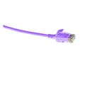 ECS Slim patch C6 U/UTP Purple AWG28 LSZH Uskjermet