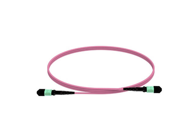 GF MPO patch 12x50/125 ELITE OM4  MM MPO hun-hun krysset APC Pol B 3mm 