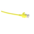 ECS Slim patch C6 U/UTP Yellow AWG28 LSZH Uskjermet