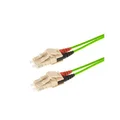 Fiberpatch OM5 50/125 LC-LC Duplex, Halogenfri, 2x2mm, Lime Green