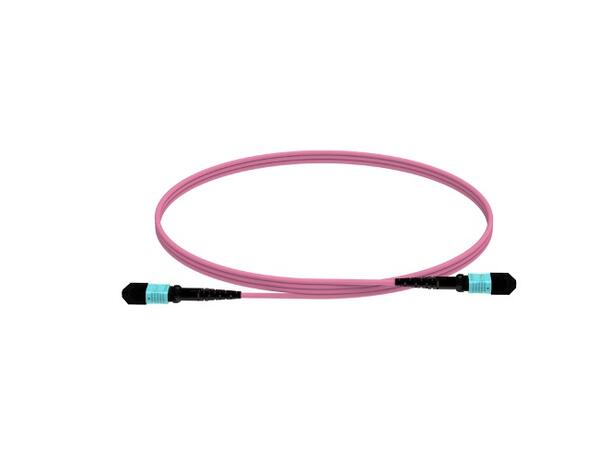 GF MPO patch 12x50/125 ELITE OM4 MPO hun-hun krysset UPC Pol B 3mm 