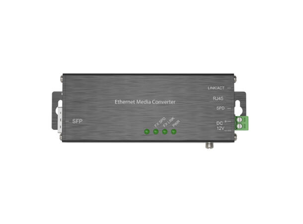 Industrial Mini Media Converte-30 to 70C 1×10/100Base-TX RJ45+1x100M SFP port 