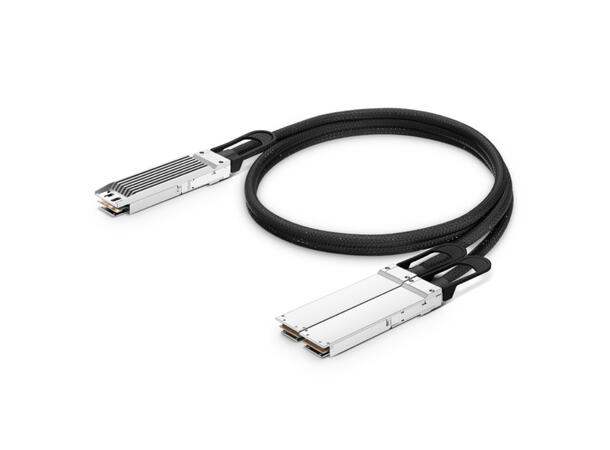 OSFP 800G FTF to 2x400G FLT NDR InfiniB Passive Direct Attach Cable 
