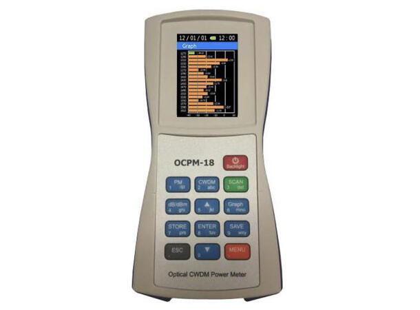 Optical CWDM Power Meter 18 wavelengths 1270-1610 nm SC/UPC 