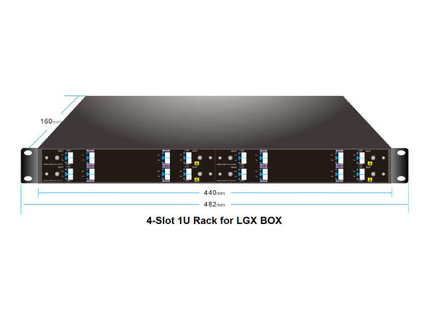 GLOBALfiber 1 ch. CWDM OADM Cxx east+west LC LGX4 