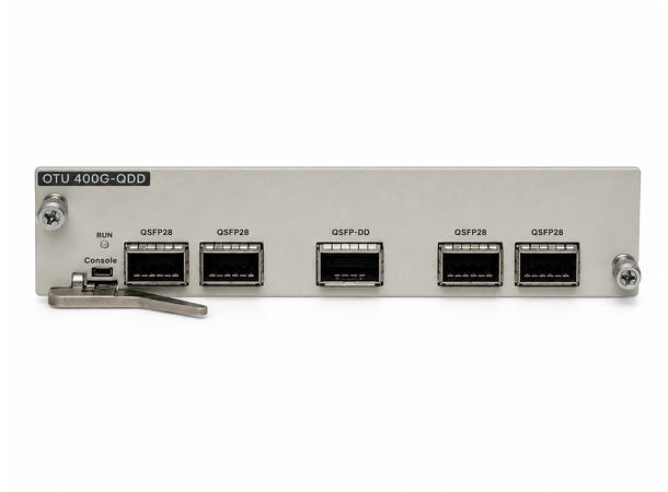Muxponder 400G 4 x QSFP28 to QSFP-DD Client 4 x QSFP28,  Line 400Gbps QSFP-DD 