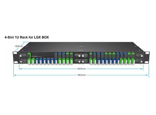 GF 4CH CEx WDM GPON XGS-PON SC/APC 2CH CWDM 1530/1550nm LC/APC LGX4 