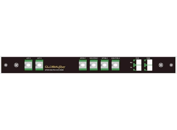 GF 4CH CEx WDM GPON XGS-PON SC/APC 2CH CWDM 1530/1550nm LC/APC LGX4 
