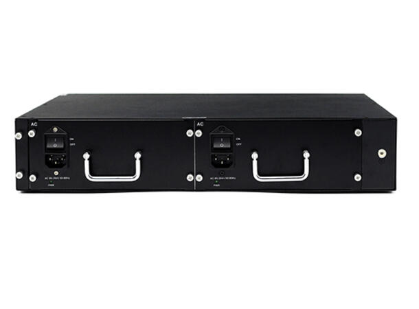 8 slots 2U 19" Chassis with Management Dual PSU AC220V/DC-48V optional 
