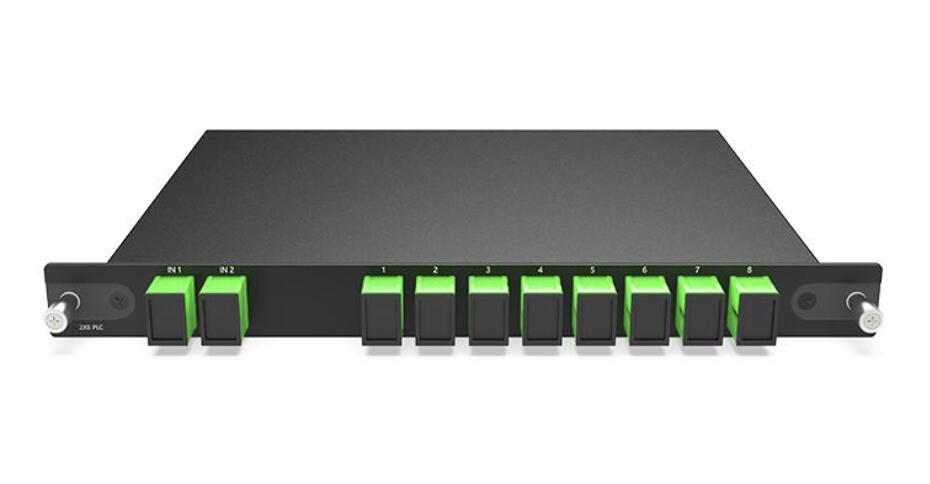 GLOBALfiber 2x8 PLC Splitter SC/APC Plug-in LGX4 Module 215*150*20mm ...