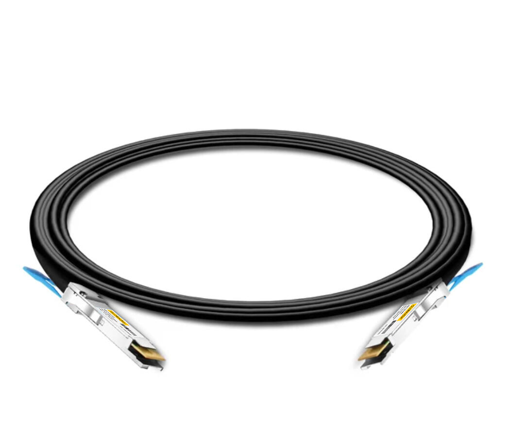 QSFP-DD 400G Copper Twinax cable Passive 400Gbase-CR8 DAC - Global Fiber AS