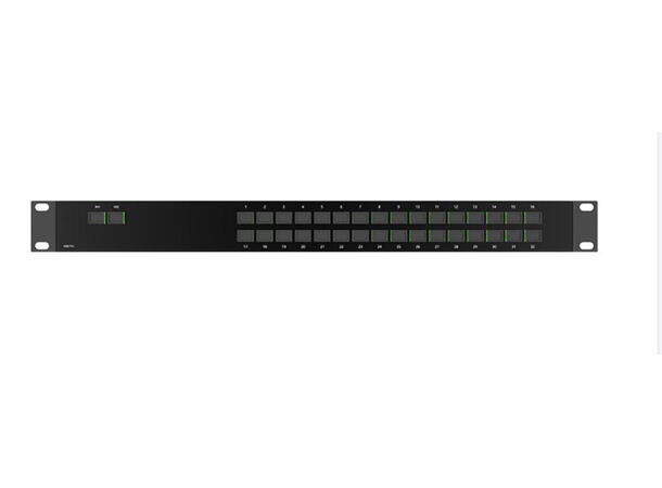 GLOBALfiber 2x32 PLC Splitter SC/APC 1U Rack 440*200*44mm 