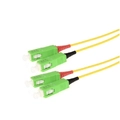 Fiberpatch SC/APC-SC/APC (9/125) Fibersnor Halogenfri, Duplex - SM APC