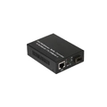 Media Converter 10/100/1000  SFP ext PWR PoE+ 10/100/1000B/T til SFP 100/1000