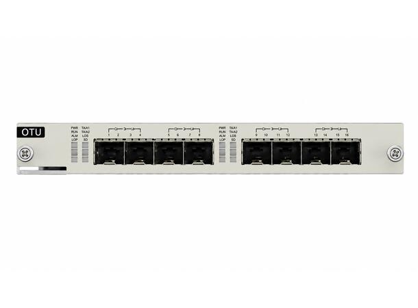 Transponder 8 x 1.25G-10G SFP+ ports 3R Ethernet SDH CPRI FiberChannel 