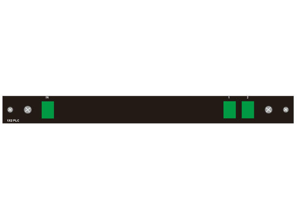 GLOBALfiber 1x2 PLC Splitter SC/APC Plug-in LGX Module 215*150*20mm 