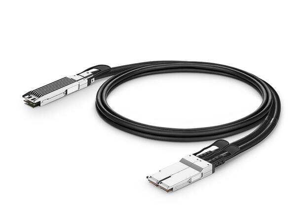 OSFP 800G Finned to 2x400G OSFP Flat Top Passive Breakout DAC Cable 2M NVIDIA 