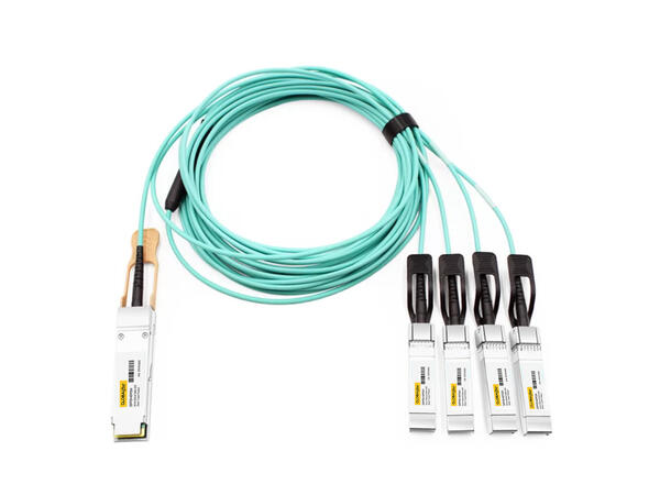 QSFP28 to 4 SFP28 Active Optical Cable 100G to 4x25G AOC 