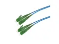 ECS Fiberpatch OS2 9/125 LC/APC-LC/APC Halogenfri Duplex G657A2 Blue