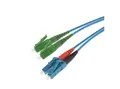 Fiberpatch OS2 9/125 LC/APC-LC Halogenfri Duplex APC G657A2 Blue