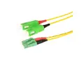 ECS Fiberpatch OS2 9/125 LC/APC-SC/APC Halogenfri Duplex APC