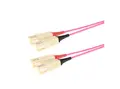 ECS Fiberpatch OM4 50/125 SC-SC Halogenfri Duplex Farge: Erika Violet