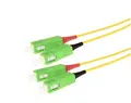 ECS Fiberpatch SC/APC-SC/APC (9/125) Fibersnor Halogenfri, Duplex - SM APC