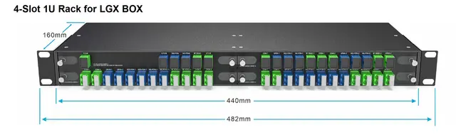 4-kanals CEx WDM GPON XGS-PON SC/APC