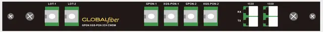 4-kanals CEx WDM GPON XGS-PON SC/APC