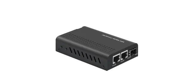Mini SFP to 2 x RJ-45 Media Converter