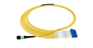 GF Fanout MPO-APC 8x10/125 LC OS2 SM MPO Female, Pol B