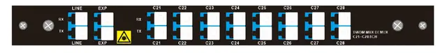 DWDM Mux/Demux 8-kanals C55 (CH21-CH28)
