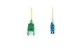 Fibersnor SM Simplex LC/UPC-SC/APC Fiberpatch yellow 2.0mm. G652D