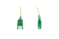 Fibersnor SM Simplex LC/APC-SC/APC Fiberpatch yellow 2.0mm. G652D