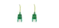 Fibersnor SM Simplex SC/APC-SC/APC Fiberpatch yellow 2.0mm. G652D
