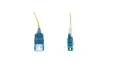 Fibersnor SM Simplex LC/UPC-SC/UPC Fiberpatch yellow 2.0mm. G652D
